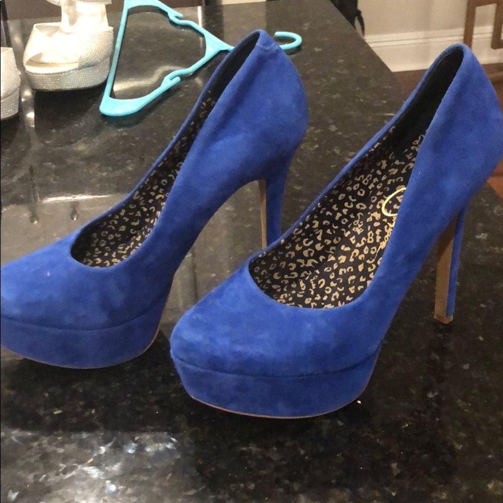 JESSICA SIMPSON blue pumps